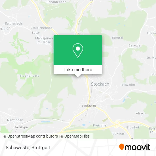 Карта Schawesto