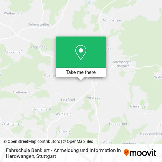 Fahrschule Benklert - Anmeldung und Information in Herdwangen map