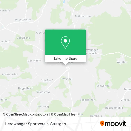 Карта Herdwanger Sportverein