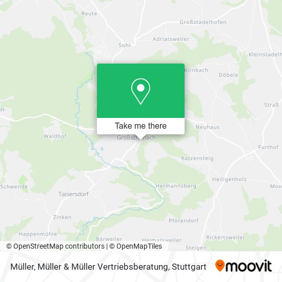 Müller, Müller & Müller Vertriebsberatung map