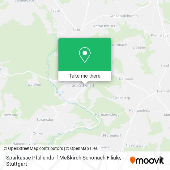 Sparkasse Pfullendorf Meßkirch Schönach Filiale map