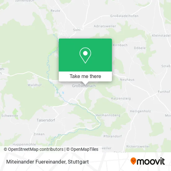 Карта Miteinander Fuereinander