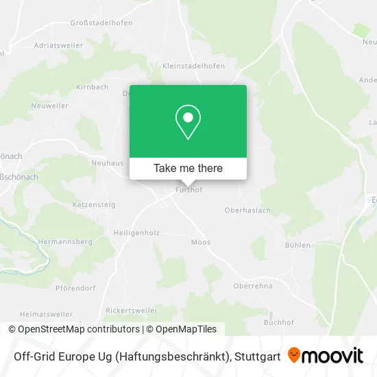 Карта Off-Grid Europe Ug (Haftungsbeschränkt)