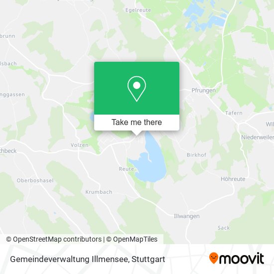 Gemeindeverwaltung Illmensee map