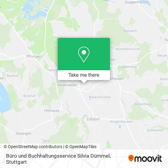 Карта Büro und Buchhaltungsservice Silvia Dümmel
