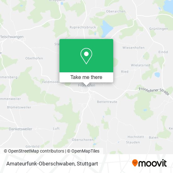 Amateurfunk-Oberschwaben map