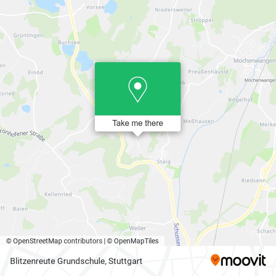 Blitzenreute Grundschule map