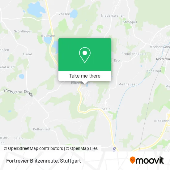 Карта Fortrevier Blitzenreute