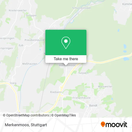 Карта Merkenmoos