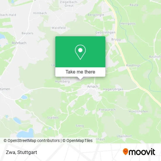 Карта Zwa