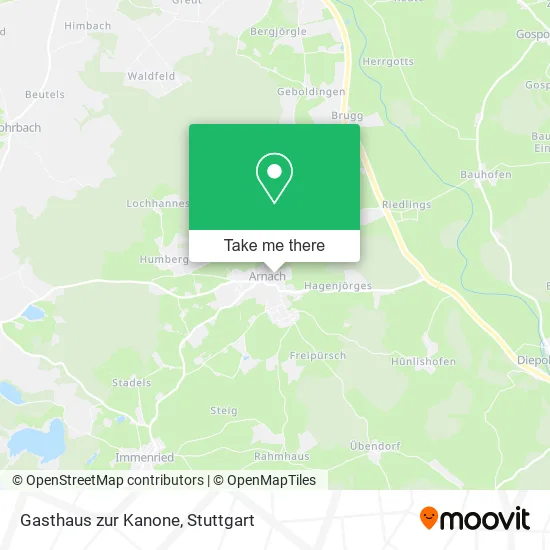 Карта Gasthaus zur Kanone