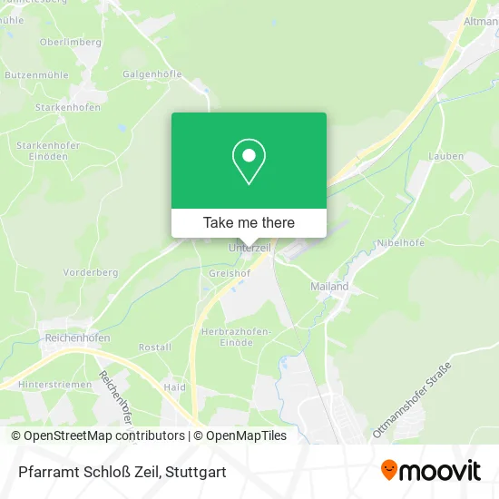 Карта Pfarramt Schloß Zeil