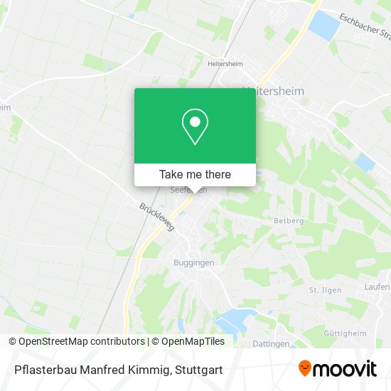 Pflasterbau Manfred Kimmig map