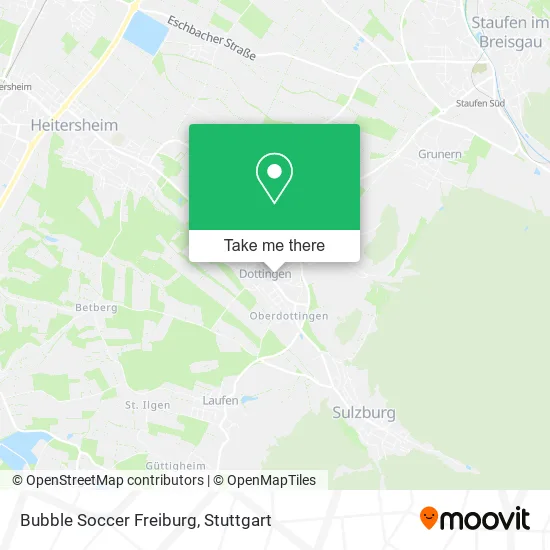 Карта Bubble Soccer Freiburg