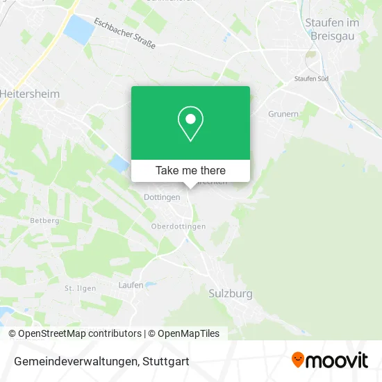 Карта Gemeindeverwaltungen