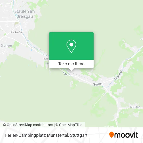 Карта Ferien-Campingplatz Münstertal