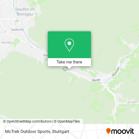 McTrek Outdoor Sports map