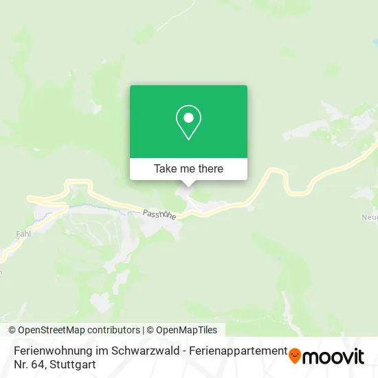 Карта Ferienwohnung im Schwarzwald - Ferienappartement Nr. 64