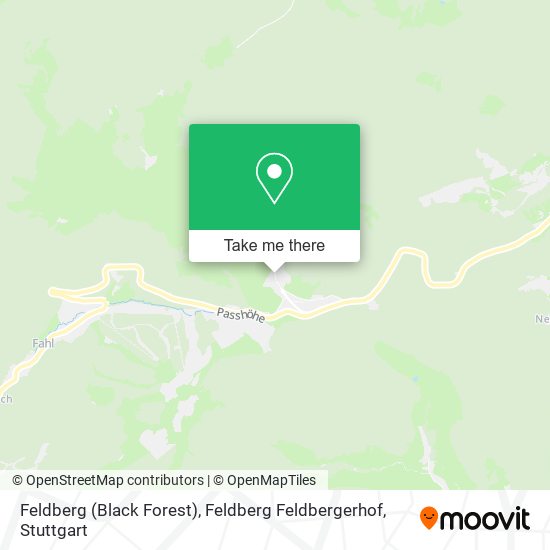 Feldberg (Black Forest), Feldberg Feldbergerhof map