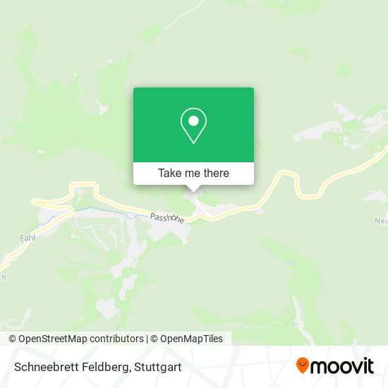 Schneebrett Feldberg map
