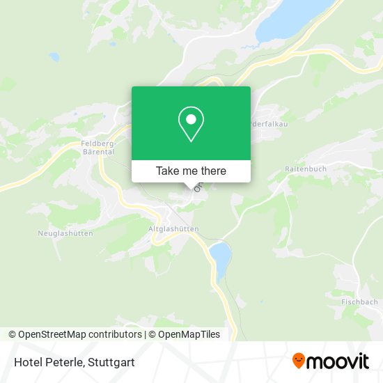 Hotel Peterle map