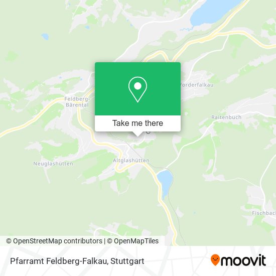 Pfarramt Feldberg-Falkau map