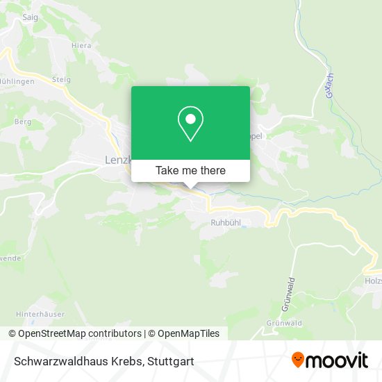 Schwarzwaldhaus Krebs map