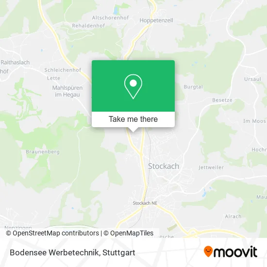 Карта Bodensee Werbetechnik