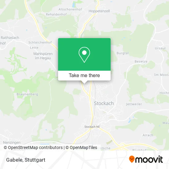 Карта Gabele