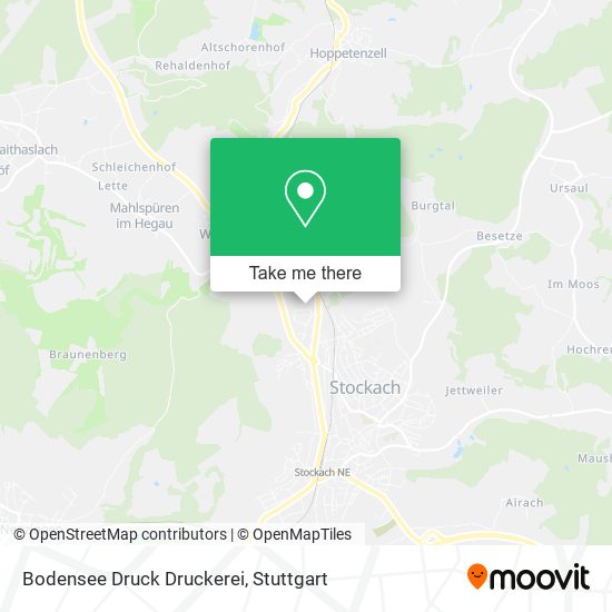 Bodensee Druck Druckerei map