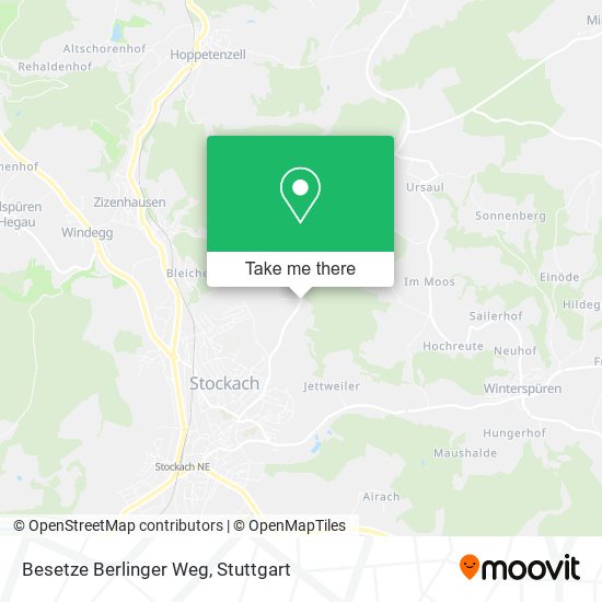 Besetze Berlinger Weg map