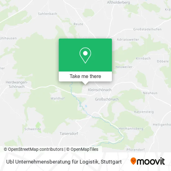 Карта Ubl Unternehmensberatung für Logistik