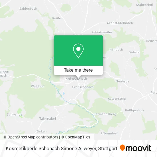 Карта Kosmetikperle Schönach Simone Allweyer