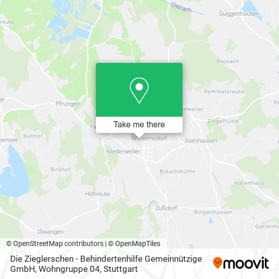 Die Zieglerschen - Behindertenhilfe Gemeinnützige GmbH, Wohngruppe 04 map