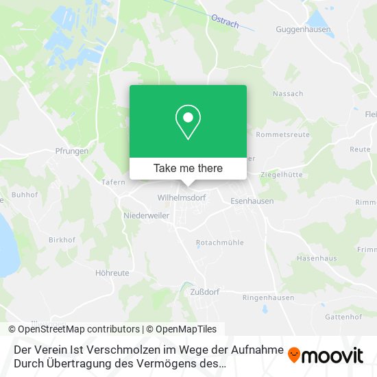 Der Verein Ist Verschmolzen im Wege der Aufnahme Durch Übertragung des Vermögens des Übertragenden map