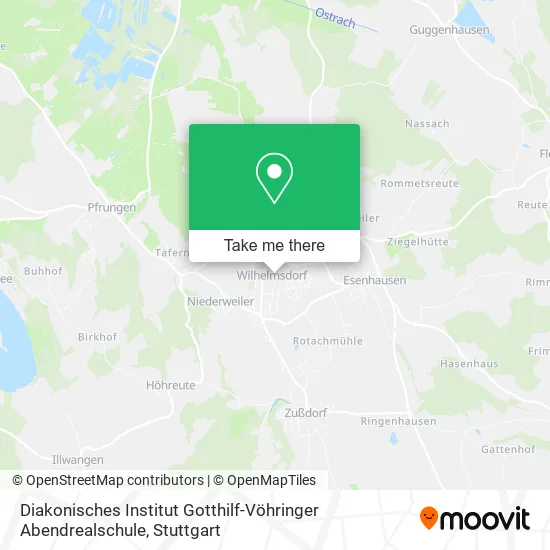 Карта Diakonisches Institut Gotthilf-Vöhringer Abendrealschule