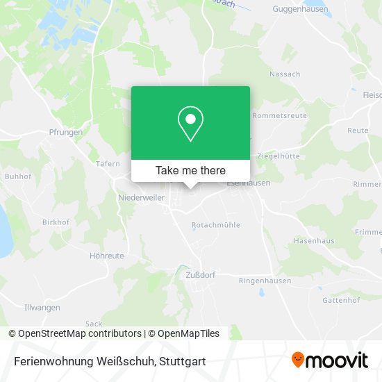 Ferienwohnung Weißschuh map