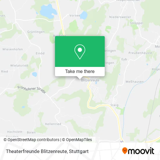 Карта Theaterfreunde Blitzenreute