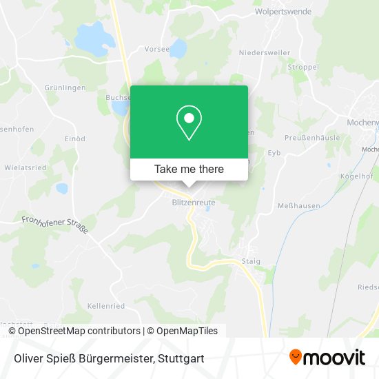 Oliver Spieß Bürgermeister map