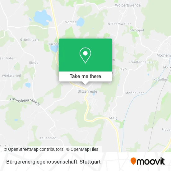 Карта Bürgerenergiegenossenschaft