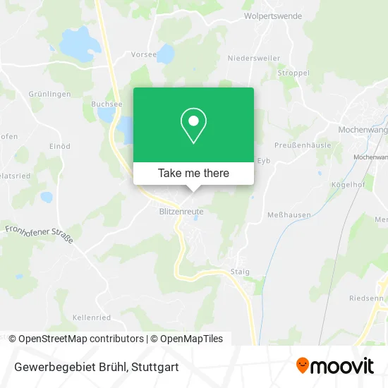 Карта Gewerbegebiet Brühl
