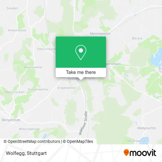 Wolfegg map