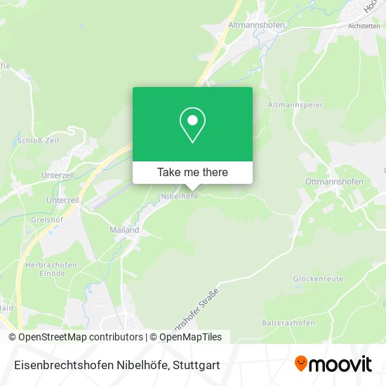 Eisenbrechtshofen Nibelhöfe map