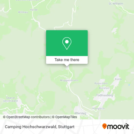 Карта Camping Hochschwarzwald