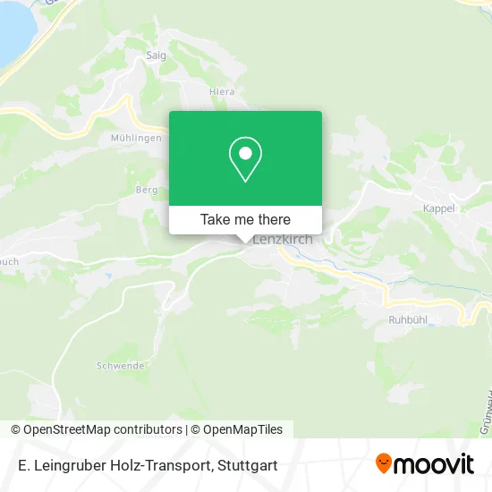 Карта E. Leingruber Holz-Transport
