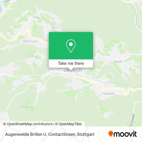 Карта Augenweide Brillen U. Contactlinsen