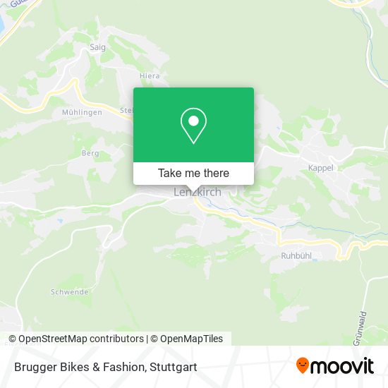Brugger Bikes & Fashion map