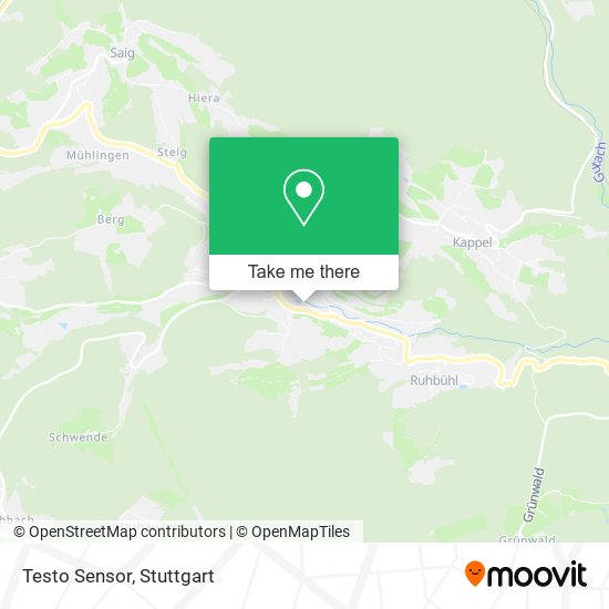 Testo Sensor map