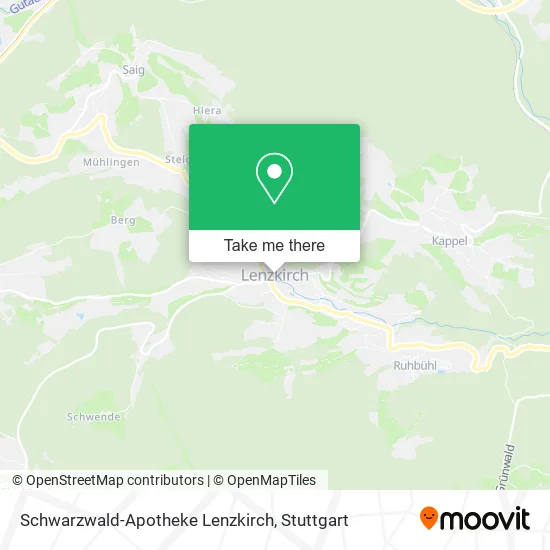 Карта Schwarzwald-Apotheke Lenzkirch