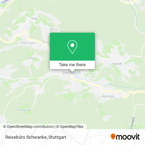 Карта Reisebüro Schwanke